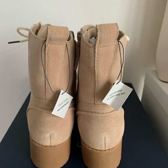 NWT Cole Haan Camea Lug Sole Combat Boots - Picture 4 of 7